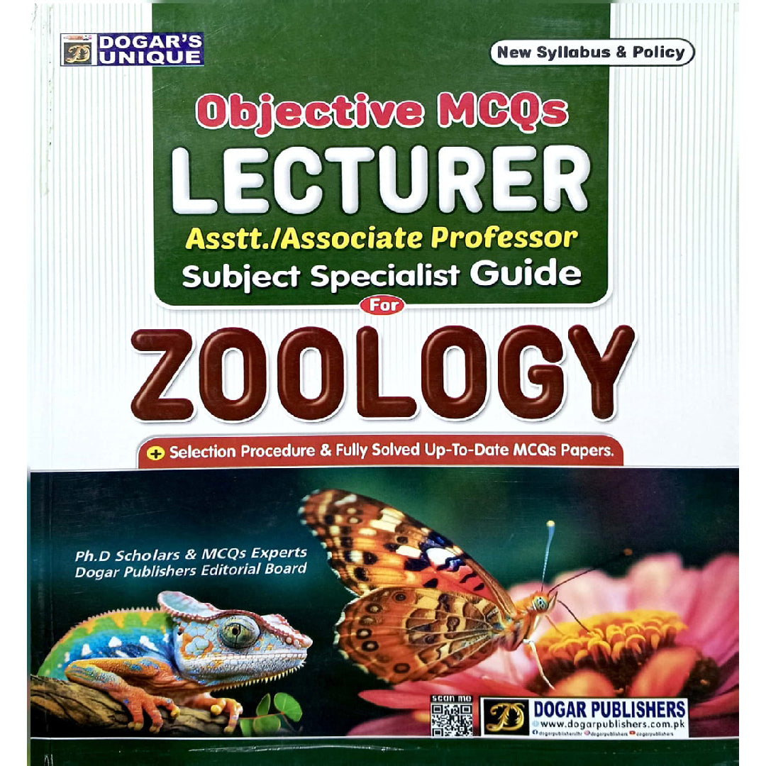Dogar Publisher Lecturer Guide for Zoology