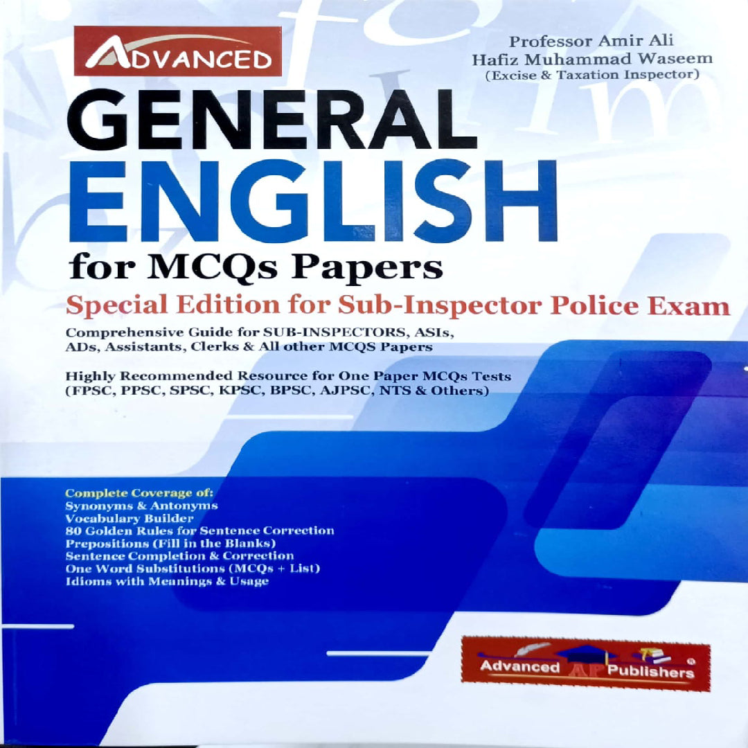 Advanced General English For MCQs Papers