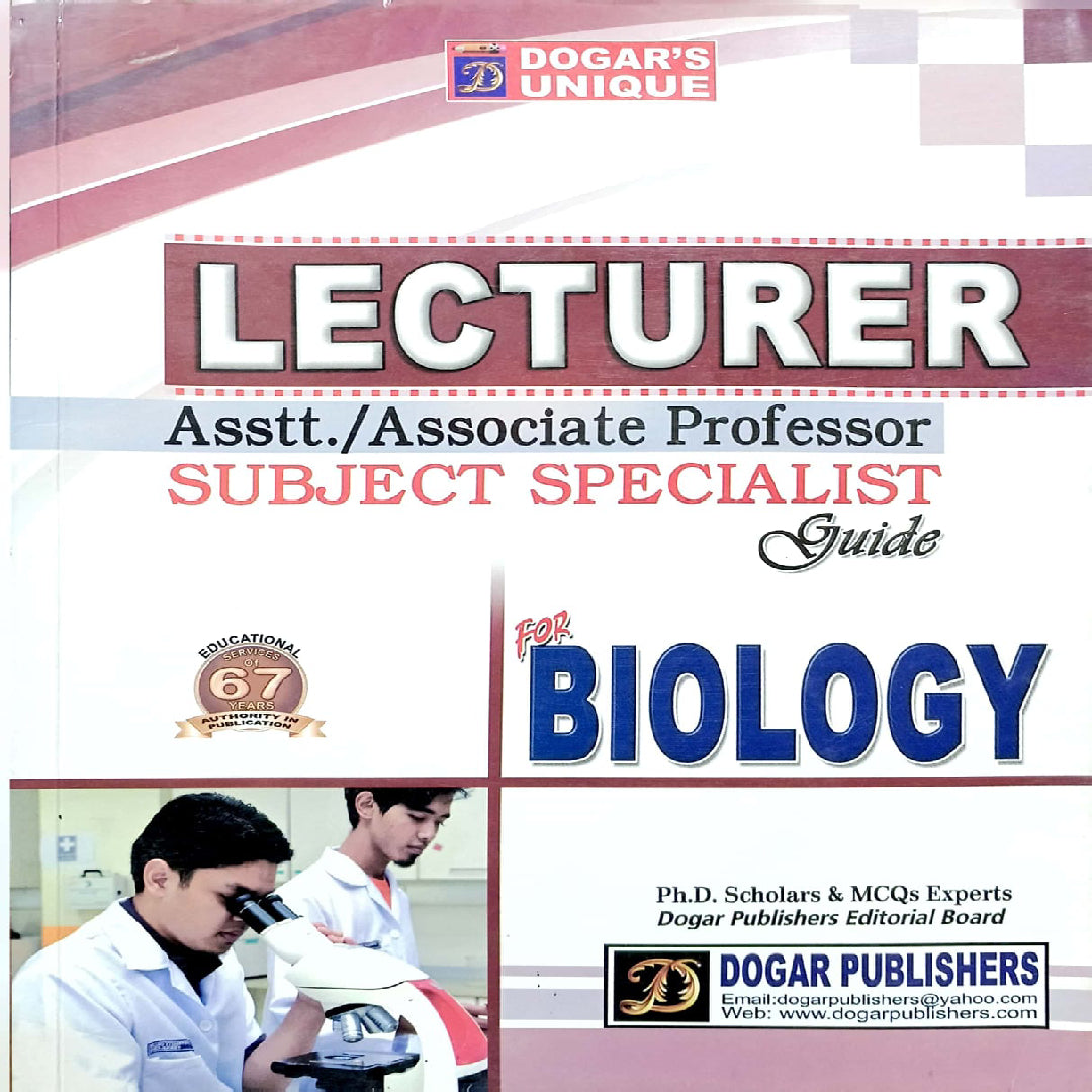 Lecturer Guide for Biology