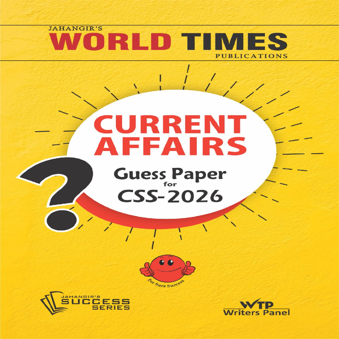 Current Affairs – Guess Paper for CSS 2026