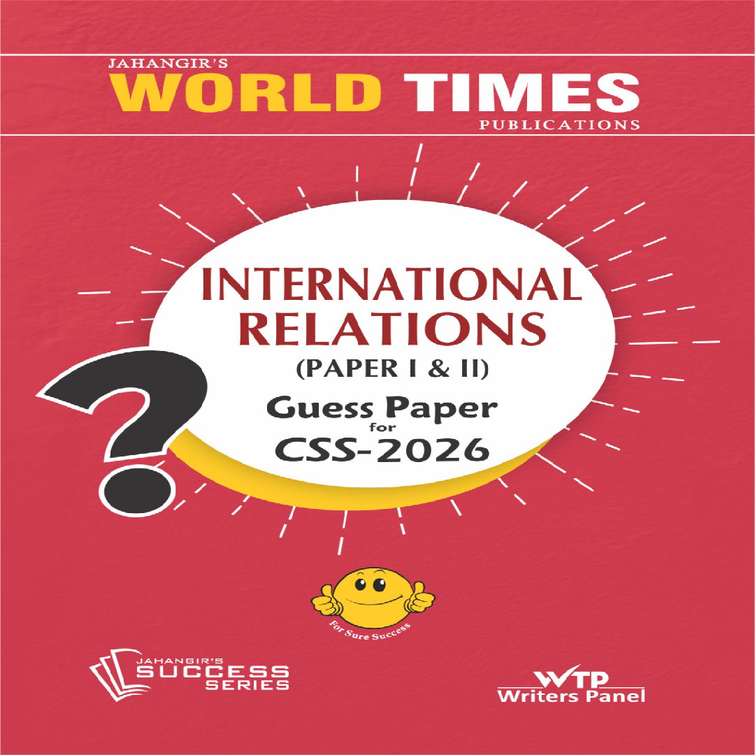 International Relations – Guess Paper for CSS 2026