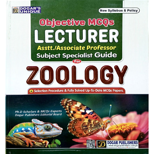 Dogar Publisher Lecturer Guide for Zoology