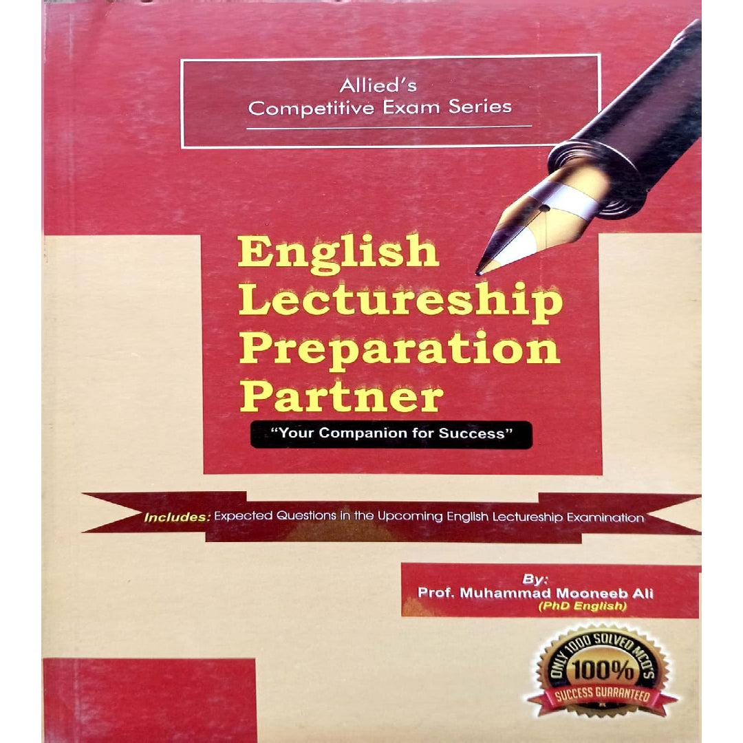 English Lectureship Preparation Partner by Prof. Muhammad Mooneeb Ali