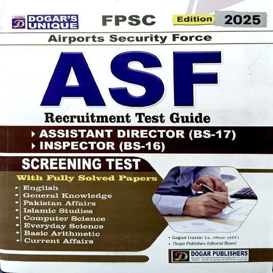 Airports Security Force (ASF) By Sajjad Haider