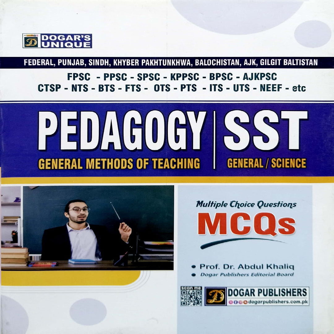 Pedagogy SST MCQs by Prof. Dr. Abdul Khaliq