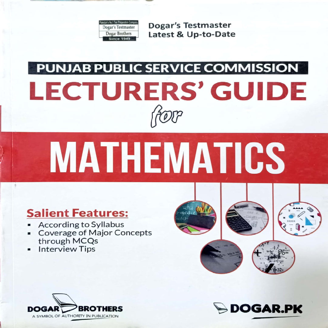 Lectures Guide For Mathematics By Dogar Brothers