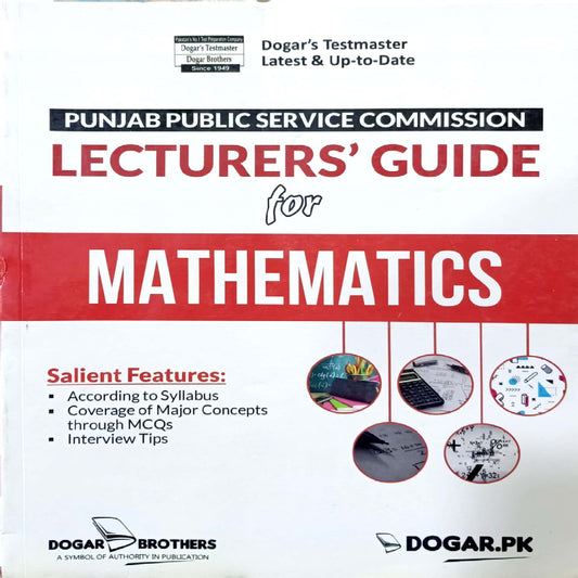 Lectures Guide For Mathematics By Dogar Brothers