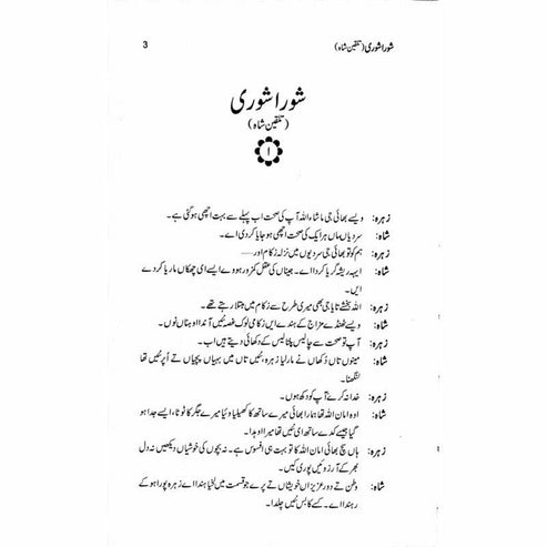 Shora Shoree Talqeen Shah - Ashfaq Ahmad - اشفاق احمد