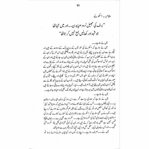 Snow Lake - Mustansar Hussain Tarar